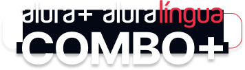O combo é a junção do alura+ e o alura lingua